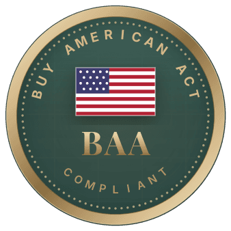 Buy American Act compliant seal