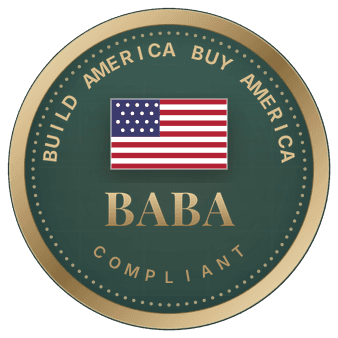 Build America, Buy America compliant seal